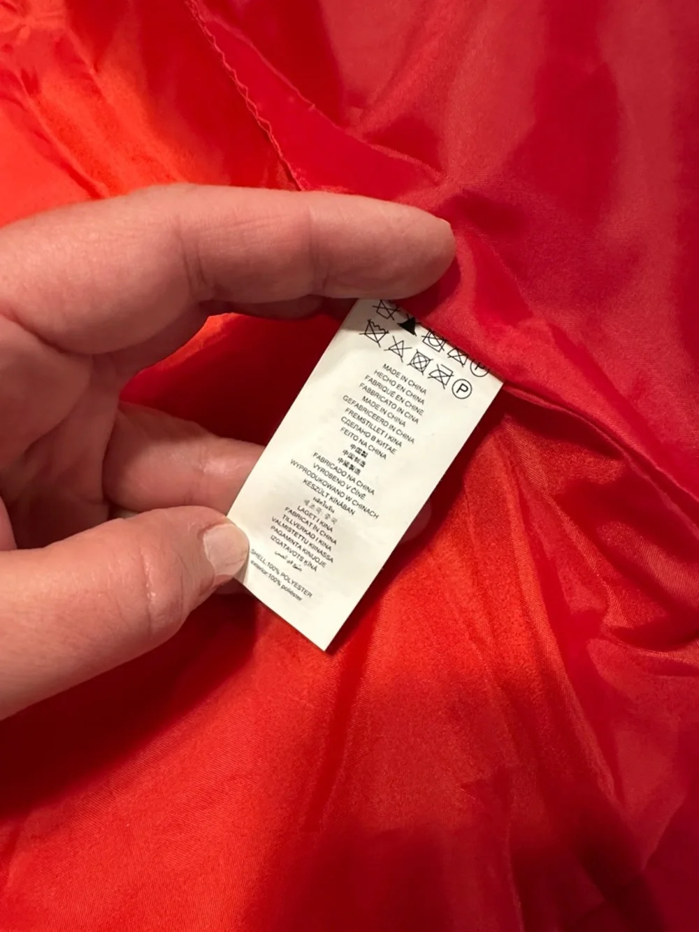 Michael Kors Red Quilted Puffer Vest - Women's Size Large - Picture 9 of 10
